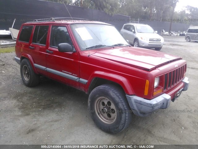 1J4FT68SXXL580905 - 1999 JEEP CHEROKEE SPORT/CLASSIC წითელი ფოტო 1
