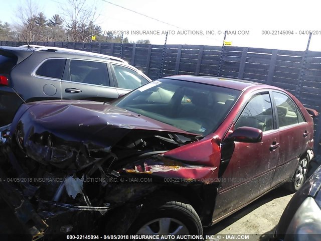 4T1BE32K33U239397 - 2003 TOYOTA CAMRY LE/XLE/SE RED photo 6