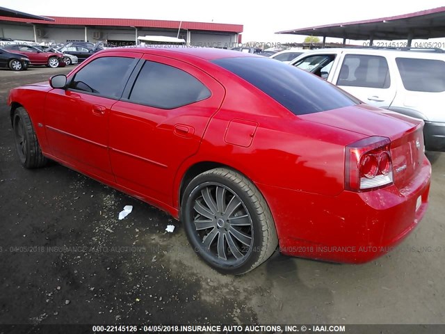 2B3CA3CV1AH186374 - 2010 DODGE CHARGER SXT RED photo 3