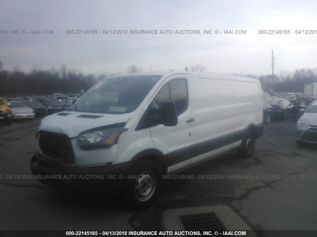 1FTYE2YG5GKA75616 - 2016 FORD TRANSIT T-150 WHITE photo 2