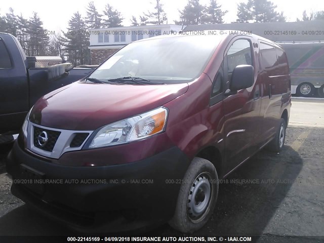 3N6CM0KN7FK716001 - 2015 NISSAN NV200 2.5S/2.5SV MAROON photo 2