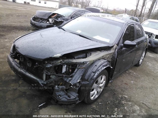 1HGCP268X8A031670 - 2008 HONDA ACCORD EXL BLACK photo 2