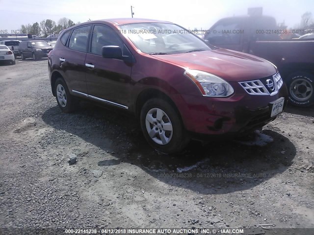 JN8AS5MT4CW281113 - 2012 NISSAN ROGUE S/SV BURGUNDY photo 1