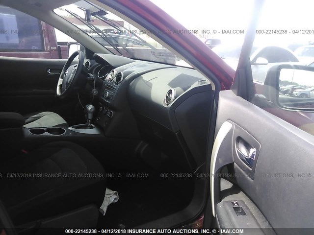 JN8AS5MT4CW281113 - 2012 NISSAN ROGUE S/SV BURGUNDY photo 5