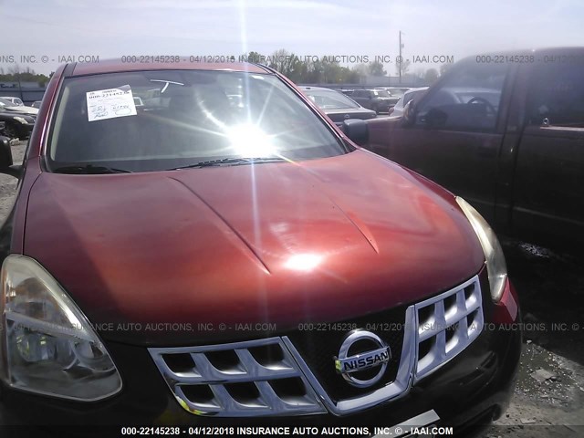 JN8AS5MT4CW281113 - 2012 NISSAN ROGUE S/SV BURGUNDY photo 6