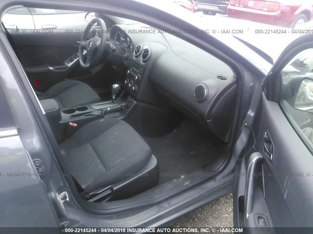 1G2ZG58B374235392 - 2007 PONTIAC G6 SE GRAY photo 5