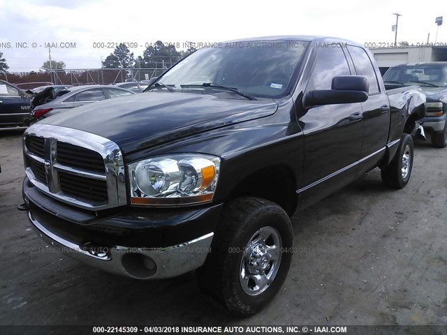 3D7KS28D06G207309 - 2006 DODGE RAM 2500 ST/SLT 黑色 照片 2