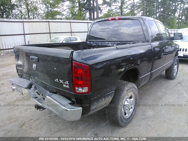 3D7KS28D06G207309 - 2006 DODGE RAM 2500 ST/SLT 黑色 照片 4