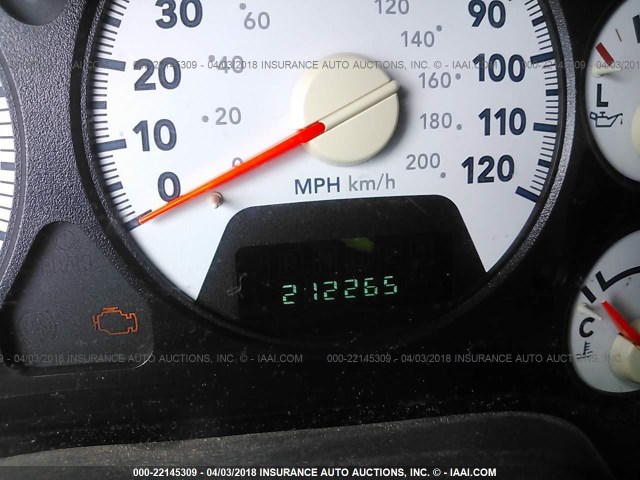 3D7KS28D06G207309 - 2006 DODGE RAM 2500 ST/SLT 黑色 照片 7