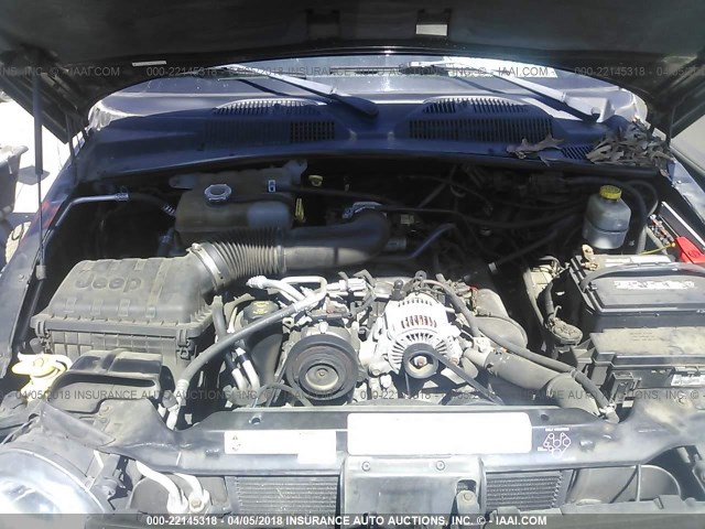 1J4GK48K76W237106 - 2006 JEEP LIBERTY SPORT Yaşıl foto 10