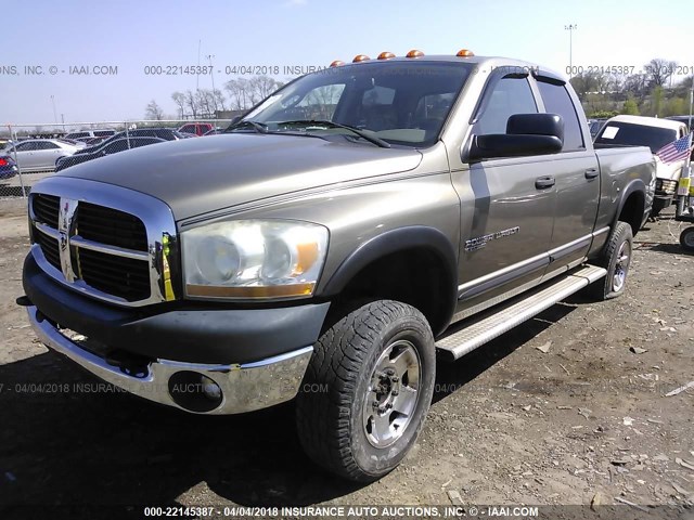 3D7KS28D26G142091 - 2006 DODGE RAM 2500 ST/SLT 金色 照片 2