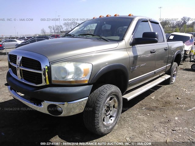 3D7KS28D26G142091 - 2006 DODGE RAM 2500 ST/SLT GOLD photo 2