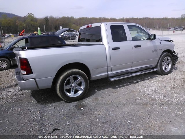 1C6RR6FT3FS770330 - 2015 RAM 1500 ST SILVER photo 4