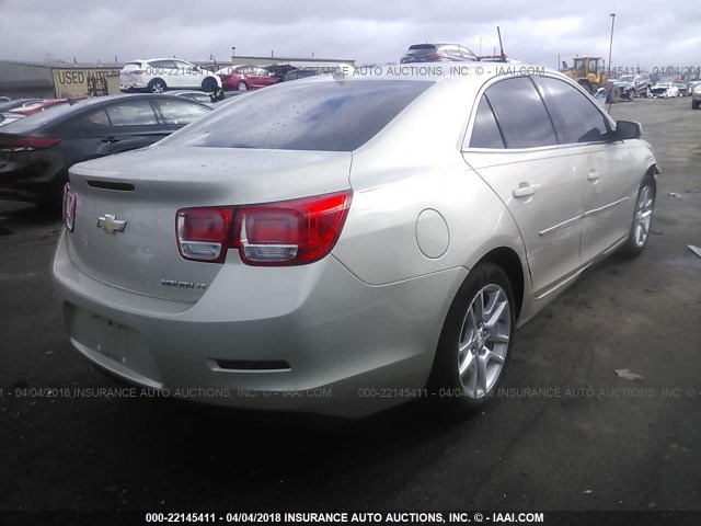 1G11C5SA9DF291916 - 2013 CHEVROLET MALIBU 1LT 绿色 照片 4