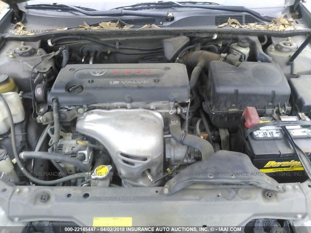 4T1BE32K13U748405 - 2003 TOYOTA CAMRY LE/XLE/SE 灰色 照片 10