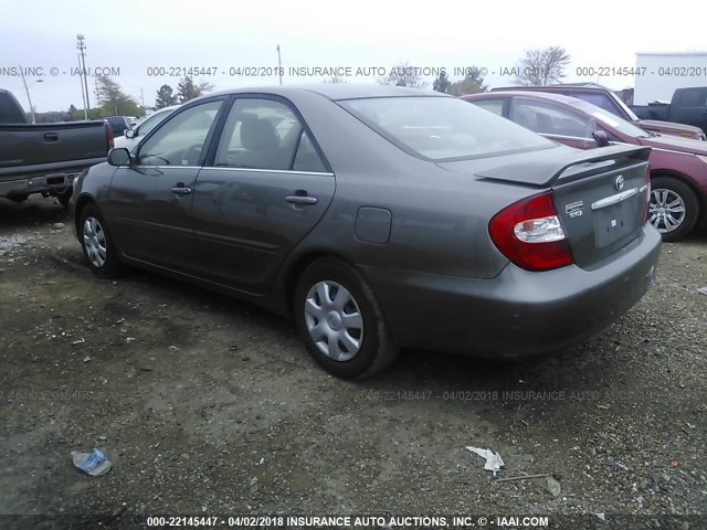 4T1BE32K13U748405 - 2003 TOYOTA CAMRY LE/XLE/SE 灰色 照片 3