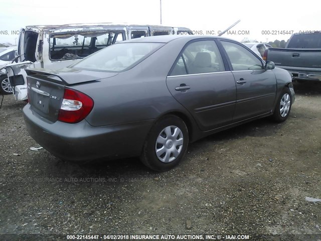 4T1BE32K13U748405 - 2003 TOYOTA CAMRY LE/XLE/SE 灰色 照片 4