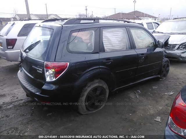 JF2SH6BC9AH772755 - 2010 SUBARU FORESTER XS Schwarz Foto 4