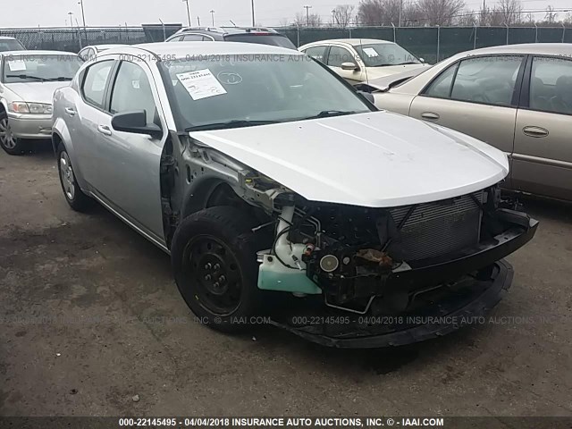 1B3CC4FB2AN114415 - 2010 DODGE AVENGER SXT SILVER photo 1