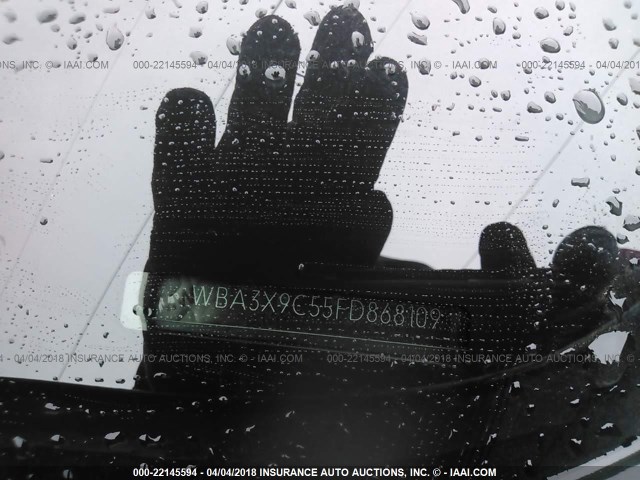 WBA3X9C55FD868109 - 2015 BMW 335 XIGT BLACK photo 9