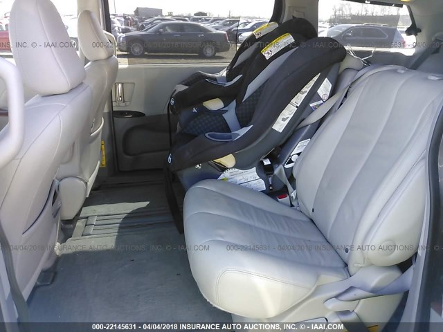 5TDYK3DC4ES523223 - 2014 TOYOTA SIENNA XLE/LIMITED GOLD photo 8