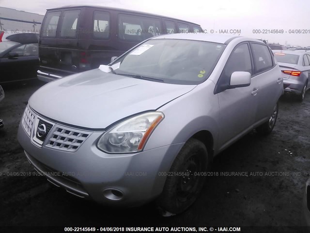 JN8AS58T39W040260 - 2009 NISSAN ROGUE S/SL SILVER photo 2