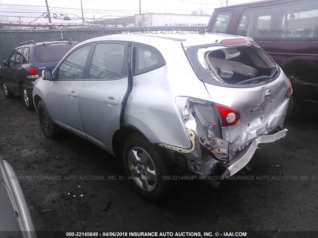 JN8AS58T39W040260 - 2009 NISSAN ROGUE S/SL SILVER photo 3