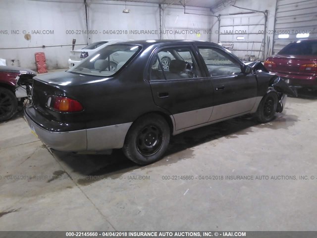 2T1BR12E2XC236632 - 1999 TOYOTA COROLLA VE/CE/LE BLACK photo 4