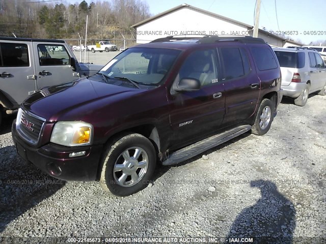 1GKET16S136120388 - 2003 GMC ENVOY XL MAROON photo 2