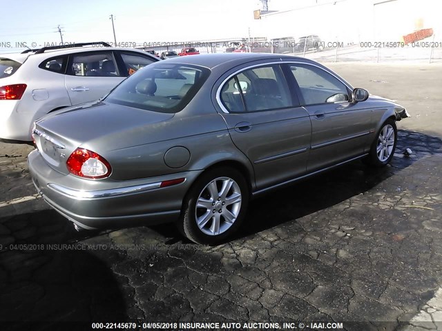 SAJEA51C93WC92519 - 2003 JAGUAR X-TYPE 3.0 GRAY photo 4