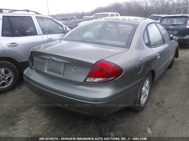 1FAFP55U54G117154 - 2004 FORD TAURUS SES GRAY photo 4