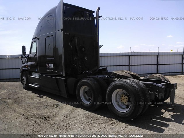 3AKJGLDR8DSFE7639 - 2013 FREIGHTLINER CASCADIA 125  BLACK photo 3