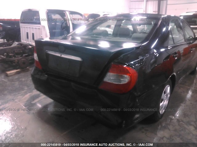 4T1BE32K42U024500 - 2002 TOYOTA CAMRY LE/XLE/SE BLACK photo 6
