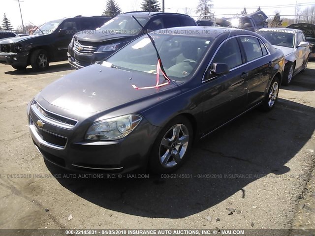 1G1ZC5EB9A4109940 - 2010 CHEVROLET MALIBU 1LT 灰色 照片 2