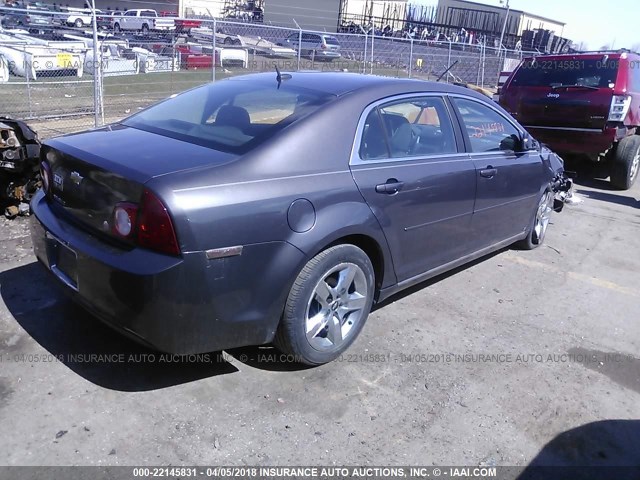 1G1ZC5EB9A4109940 - 2010 CHEVROLET MALIBU 1LT 灰色 照片 4