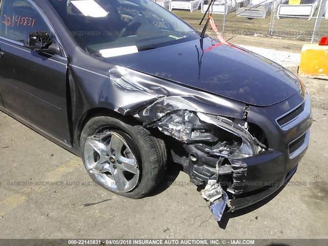 1G1ZC5EB9A4109940 - 2010 CHEVROLET MALIBU 1LT 灰色 照片 6