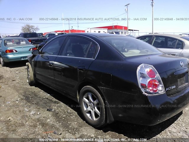 1N4AL11D76N396755 - 2006 NISSAN ALTIMA S/SL BLACK photo 3