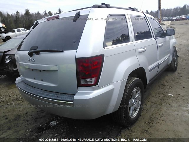 1J4HR58N86C186488 - 2006 JEEP GRAND CHEROKEE LIMITED SILVER photo 4