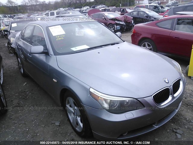 WBANF73536CG65437 - 2006 BMW 530 XI GRAY photo 1