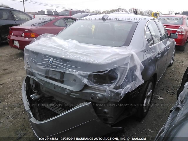 WBANF73536CG65437 - 2006 BMW 530 XI GRAY photo 4