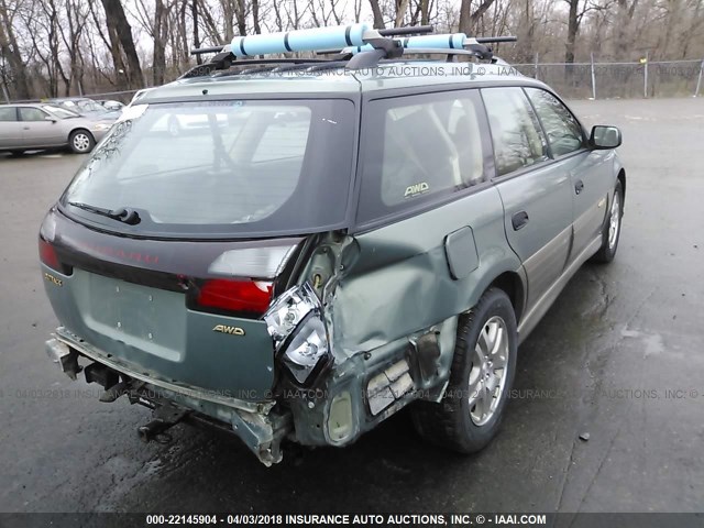 4S3BH675137654233 - 2003 SUBARU LEGACY OUTBACK AWP 绿色 照片 4