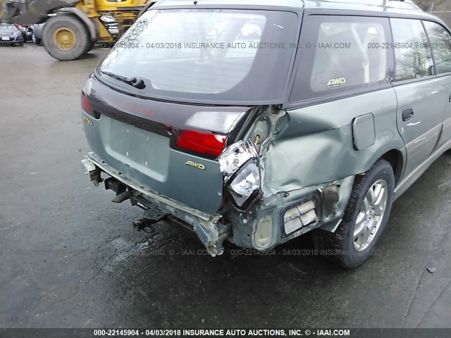 4S3BH675137654233 - 2003 SUBARU LEGACY OUTBACK AWP 绿色 照片 6