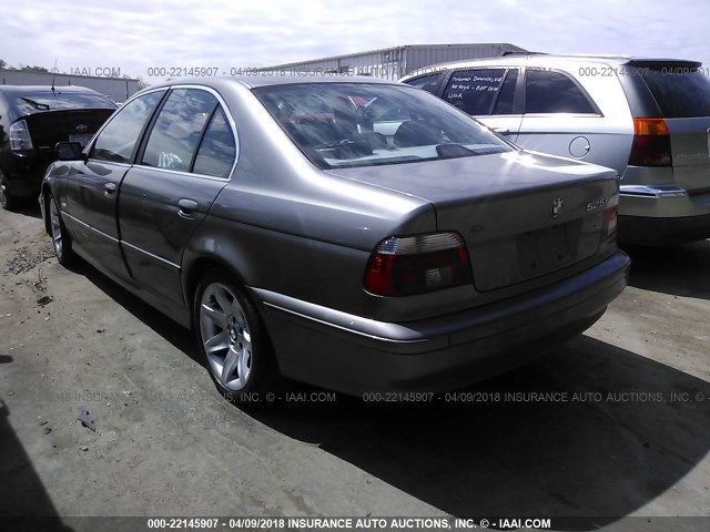 WBADT43422GY96582 - 2002 BMW 525 I AUTOMATIC 灰色 照片 3