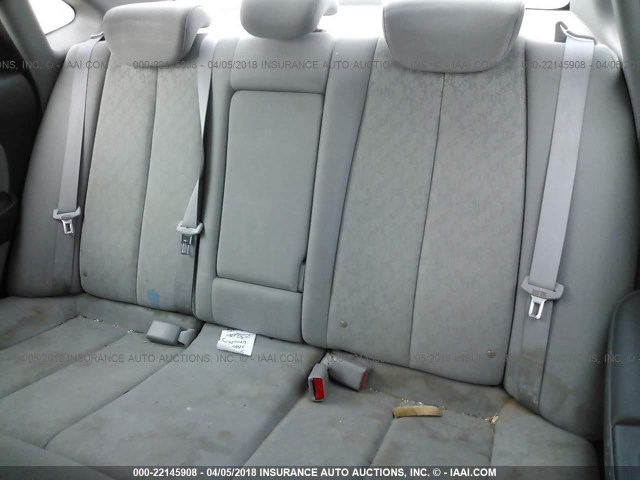 KMHDU4ADXAU022768 - 2010 HYUNDAI ELANTRA BLUE/GLS/SE ვერცხლისფერი ფოტო 8