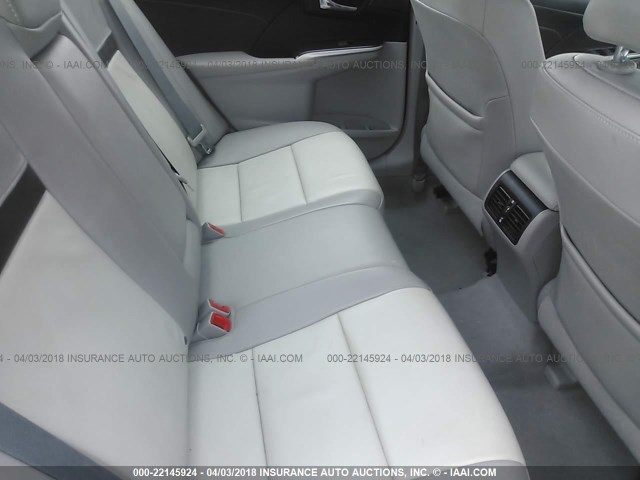 4T1BK1FK7DU023755 - 2013 TOYOTA CAMRY SE/XLE WHITE photo 8