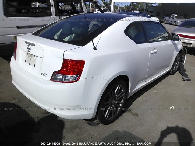 JTKJF5C75D3062600 - 2013 TOYOTA SCION TC 白色 照片 4