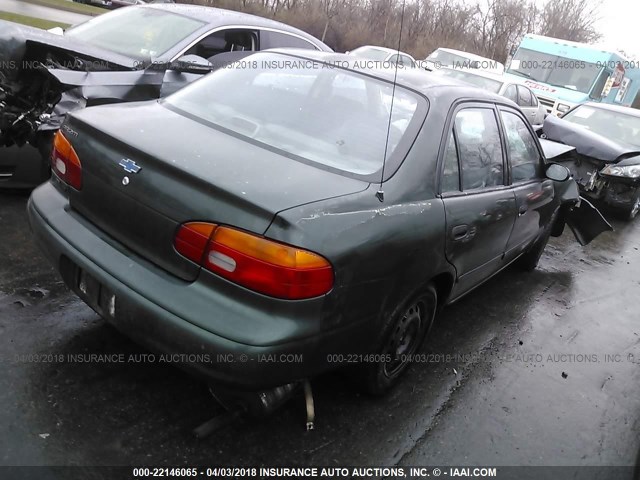 1Y1SK52801Z418229 - 2001 CHEVROLET GEO PRIZM LSI GREEN photo 4