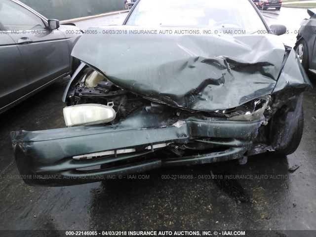 1Y1SK52801Z418229 - 2001 CHEVROLET GEO PRIZM LSI GREEN photo 6