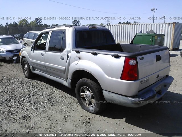 1FMZU67K55UA23193 - 2005 FORD EXPLORER SPORT TR  SILVER photo 3