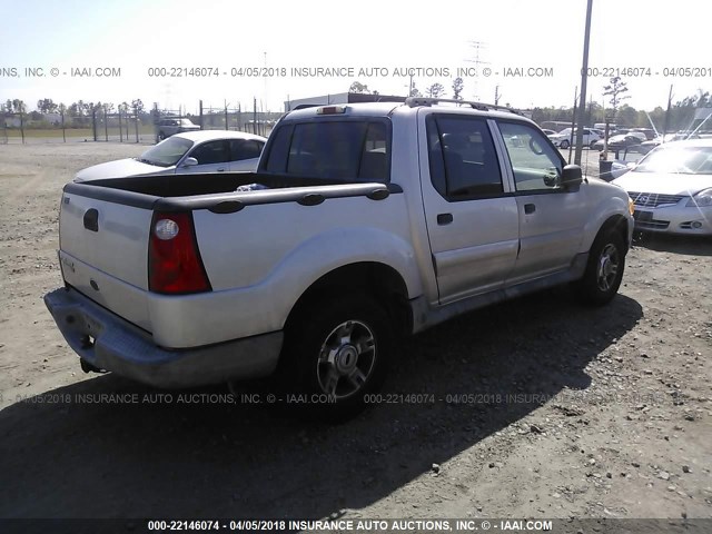 1FMZU67K55UA23193 - 2005 FORD EXPLORER SPORT TR  SILVER photo 4